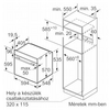 Bosch HBA5570B0 Beépíthető sütő Bosch HBA5570B0 Beépíthető sütő