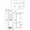 WHIRLPOOL SP40 801 EU Beépíthető kombinált hűtőszekrény