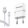 AWEI C831 micro-USB Hálózati töltő, Fehér