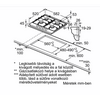 Bosch PGP6B5B60 Beépíthető főzőlap Bosch PGP6B5B60 Beépíthető főzőlap