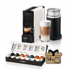 KRUPS XN511110 Essenza Plus White & Aeroccino Kapszulás kávéfőző fehér