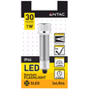 Entac EFL-5LED-KC-S LED-ES Zseblámpa 1W 30lm ezüst