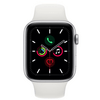 Apple Watch Series 5, 44mm Ezüst, Alumínium, Fehér sport szíjjal Apple Watch Series 5, 44mm Ezüst, Alumínium, Fehér sport szíjjal