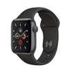 Apple Watch Series 5, 44mm Asztroszürke, Alumínium, Fekete sport szíjjal