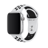 Apple MX8D2ZM/A 40 mm-es platinaszín-fekete Nike sportszíj – S/M és M/L Apple MX8D2ZM/A 40 mm-es platinaszín-fekete Nike sportszíj – S/M és M/L