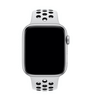 Apple MX8F2ZM/A 44 mm-es platinaszín-fekete Nike sportszíj – S/M és M/L Apple MX8F2ZM/A 44 mm-es platinaszín-fekete Nike sportszíj – S/M és M/L