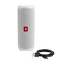 JBL Flip 5 Bluetooth hangszóró, Fehér JBL Flip 5 Bluetooth hangszóró, Fehér
