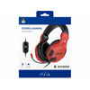 Bigben Interactive Stereo Gaming Headset V3 PS4 piros
