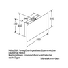 Bosch DWF97RV60 Fali páraelszívó Bosch DWF97RV60 Fali páraelszívó