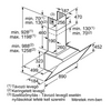 Bosch DWK98JQ60 Kürtős páraelszívó Bosch DWK98JQ60 Kürtős páraelszívó
