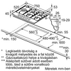 Bosch PCS7A5M90 Beépíthető gázfőzőlap Bosch PCS7A5M90 Beépíthető gázfőzőlap