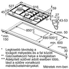 Bosch PRS9A6D70 Beépíthető gáz főzőlap