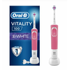 Oral-B D100 Vitality Elektromos fogkefe 3DW fejjel rózsaszín
