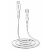 SBS USB-C - Lightning Adatkábel, Fehér