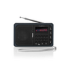 Nedis RDFM2100GY Hordozható FM rádió újratölthető akkumulátorral Fekete/szürke