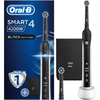 Oral-B Smart 4 4200W elektromos fogkefe CrossAction fejjel, Fekete Oral-B Smart 4 4200W elektromos fogkefe CrossAction fejjel, Fekete