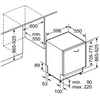 Bosch SBV68TX06E Beépíthető integrált mosogatógép Bosch SBV68TX06E Beépíthető integrált mosogatógép