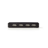 Nedis UHUBU2430BK Aktív USB-hub 4 portos USB 2.0 Nedis UHUBU2430BK Aktív USB-hub 4 portos USB 2.0