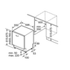 Bosch SME46NX23E Beépíthető integrált mosogatógép