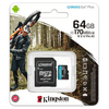 Kingston microSDXC Canvas Go Plus 64GB UHS-I/U3/V30/A2 SDCG3/64GB Kingston microSDXC Canvas Go Plus 64GB UHS-I/U3/V30/A2 SDCG3/64GB