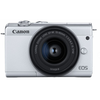 Canon EOS M200 + EF-M15-45 Fényképezőgép, Fehér
