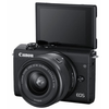 Canon EOS M200 + EF-M 15-45 Fényképezőgép, Fekete