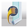 DELIGHT 11598BR, Barna, E Profil Öntapadós ajtó- ablakszigetelő