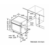 Bosch SMI4HVS33E Beépíthető mosogatógép Bosch SMI4HVS33E Beépíthető mosogatógép