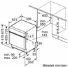 Bosch SMI6ZCS49E Beépíthető elölvezérelt mosogatógép