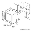 Bosch SMV6ZCX49E Beépíthető mosogatógép Bosch SMV6ZCX49E Beépíthető mosogatógép