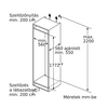 Bosch KIR81ADE0 Beépíthető hűtőszekrény