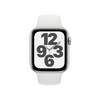 Apple Watch SE GPS 44mm Okosóra, Ezüst/ Fehér sportszíj (MYDQ2HC/A)