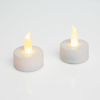 LED-es teamécses, 2db, Fehér (55246)