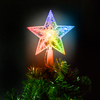 Karácsonyi LED-es csillag csúcsdísz (58034)