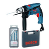Bosch GSB 13 RE Ütvefúrógép + 4 részes fúrófej készlet + koffer (0601217103) Bosch GSB 13 RE Ütvefúrógép + 4 részes fúrófej készlet + koffer (0601217103)