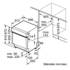Bosch SMI46LS00E Beépíthető elölvezérelt mosogatógép