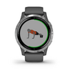 Garmin Vívoactive 4 szürke ezüst csattal, Szürke Okosóra (010-02174-03) Garmin Vívoactive 4 szürke ezüst csattal, Szürke Okosóra (010-02174-03)