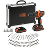 Black + Decker BDCHD18BAFC-QW Akkus ütvefúró-csavarozó készlet