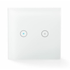 Nedis WIFIWS20WT WiFi Intelligens kettős világításkapcsoló