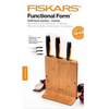 Fiskars Functional Form Késkészlet, 3 db, bambusz blokkban (1057553) Fiskars Functional Form Késkészlet, 3 db, bambusz blokkban (1057553)