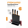 Fiskars Functional Form Késkészlet, 3 db, műanyag blokkban (1057555) Fiskars Functional Form Késkészlet, 3 db, műanyag blokkban (1057555)
