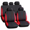 Carguard 55670RD Autós üléshuzat szett - piros / fekete - 9 db-os