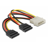 Delock 60102 2 db SATA HDD - 4 tűs Molex átalakító Delock 60102 2 db SATA HDD - 4 tűs Molex átalakító
