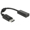 Delock 61849 DisplayPort Adapter 1.1-dugós csatlakozó > HDMI-csatlakozóhüvely passzív