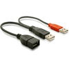 Delock 65306 Y kábel 2 db USB 2.0 A típusú > 1 db USB 2.0 A típusú Delock 65306 Y kábel 2 db USB 2.0 A típusú > 1 db USB 2.0 A típusú