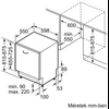 Bosch SMV2HVX20E Beépíthető integrált mosogatógép Bosch SMV2HVX20E Beépíthető integrált mosogatógép