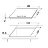 Whirlpool GMWL 628/IXL EE Beépíthető gáz főzőlap Whirlpool GMWL 628/IXL EE Beépíthető gáz főzőlap