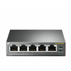 TP-Link SG1005P 5-Portos gigabites asztali switch 4 PoE porttal