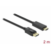 Delock 82587 Displayport - HDMI kábel, 2m