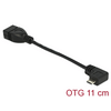 Delock 83104 USB B - USB A OTG kábel, 11cm